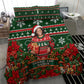 Fannie Lou Hamer Christmas Bedding Set Retro Ugly Christmas Pattern Civil Rights Activist Pan African