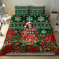Fannie Lou Hamer Christmas Bedding Set Retro Ugly Christmas Pattern Civil Rights Activist Pan African