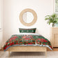 Fannie Lou Hamer Christmas Bedding Set Retro Ugly Christmas Pattern Civil Rights Activist Pan African