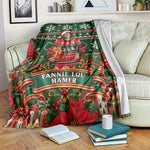Fannie Lou Hamer Christmas Blanket Retro Ugly Christmas Pattern Civil Rights Activist Pan African