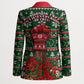 Fannie Lou Hamer Christmas Blazer Retro Ugly Christmas Pattern Civil Rights Activist Pan African