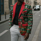 Fannie Lou Hamer Christmas Blazer Retro Ugly Christmas Pattern Civil Rights Activist Pan African