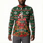 Fannie Lou Hamer Christmas Button Sweatshirt Retro Ugly Christmas Pattern Civil Rights Activist Pan African