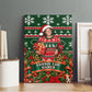 Fannie Lou Hamer Christmas Canvas Wall Art Retro Ugly Christmas Pattern Civil Rights Activist Pan African