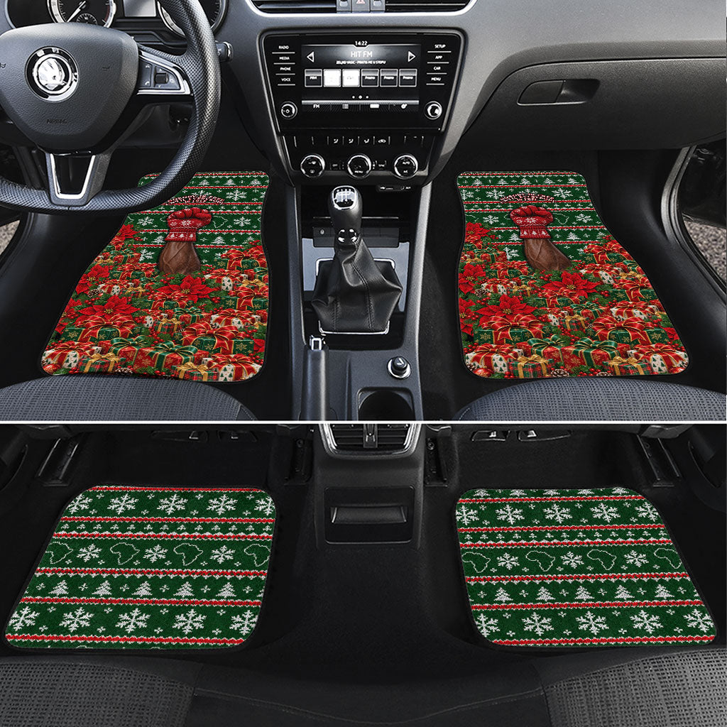 Fannie Lou Hamer Christmas Car Mats Retro Ugly Christmas Pattern Civil Rights Activist Pan African