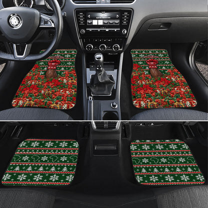 Fannie Lou Hamer Christmas Car Mats Retro Ugly Christmas Pattern Civil Rights Activist Pan African