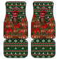 Fannie Lou Hamer Christmas Car Mats Retro Ugly Christmas Pattern Civil Rights Activist Pan African