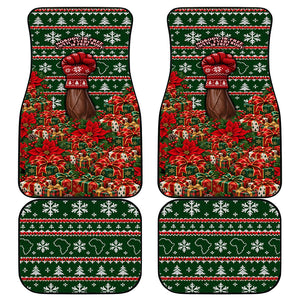 Fannie Lou Hamer Christmas Car Mats Retro Ugly Christmas Pattern Civil Rights Activist Pan African