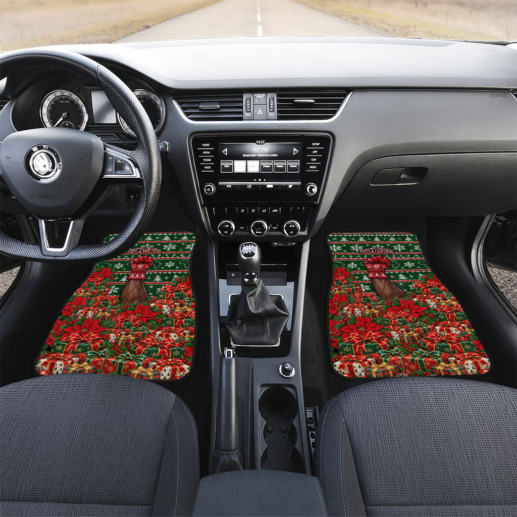 Fannie Lou Hamer Christmas Car Mats Retro Ugly Christmas Pattern Civil Rights Activist Pan African