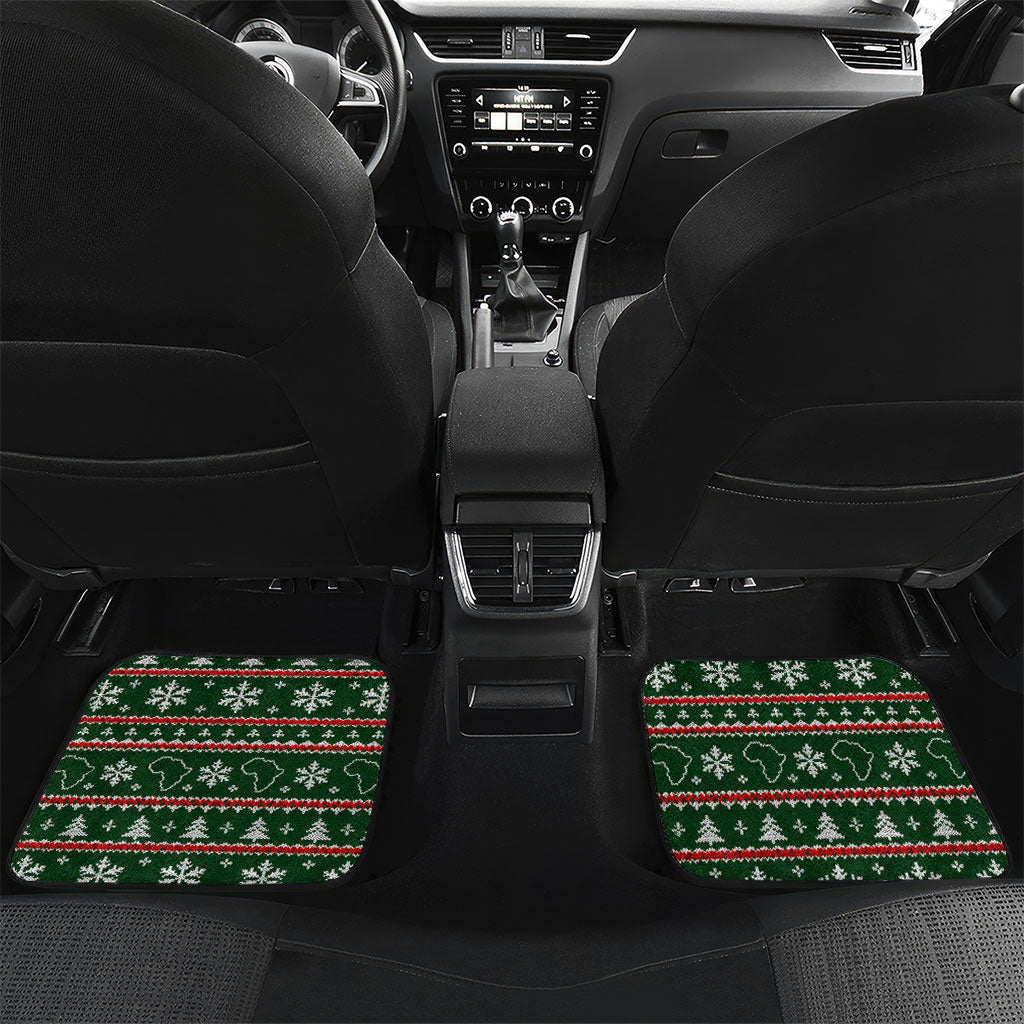 Fannie Lou Hamer Christmas Car Mats Retro Ugly Christmas Pattern Civil Rights Activist Pan African