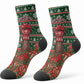 Fannie Lou Hamer Christmas Crew Socks Retro Ugly Christmas Pattern Civil Rights Activist Pan African