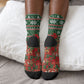 Fannie Lou Hamer Christmas Crew Socks Retro Ugly Christmas Pattern Civil Rights Activist Pan African