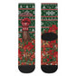 Fannie Lou Hamer Christmas Crew Socks Retro Ugly Christmas Pattern Civil Rights Activist Pan African
