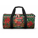 Fannie Lou Hamer Christmas Duffle Bag Retro Ugly Christmas Pattern Civil Rights Activist Pan African