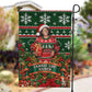 Fannie Lou Hamer Christmas Garden Flag Retro Ugly Christmas Pattern Civil Rights Activist Pan African