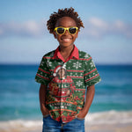 Fannie Lou Hamer Christmas Kid Hawaiian Shirt Retro Ugly Christmas Pattern Civil Rights Activist Pan African