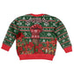 Fannie Lou Hamer Christmas Kid Ugly Christmas Sweater Retro Ugly Christmas Pattern Civil Rights Activist Pan African