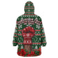 Fannie Lou Hamer Christmas Kid Wearable Blanket Hoodie Retro Ugly Christmas Pattern Civil Rights Activist Pan African