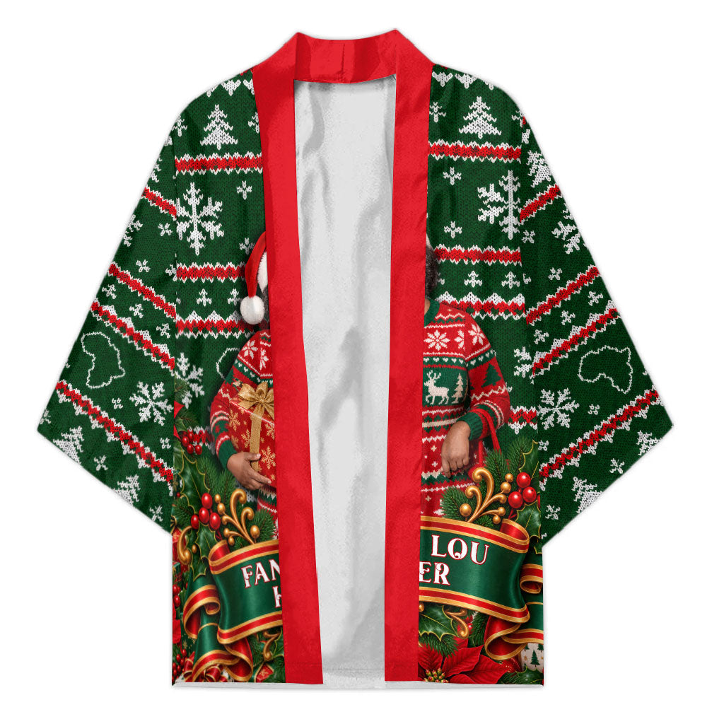 Fannie Lou Hamer Christmas Kimono Retro Ugly Christmas Pattern Civil Rights Activist Pan African