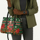 Fannie Lou Hamer Christmas Leather Bag Retro Ugly Christmas Pattern Civil Rights Activist Pan African