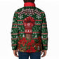 Fannie Lou Hamer Christmas Padded Jacket Retro Ugly Christmas Pattern Civil Rights Activist Pan African