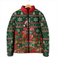 Fannie Lou Hamer Christmas Padded Jacket Retro Ugly Christmas Pattern Civil Rights Activist Pan African