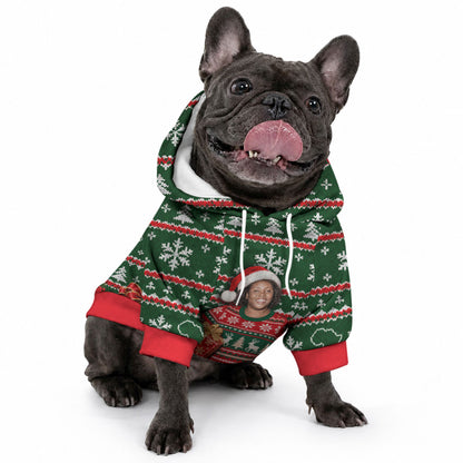 Fannie Lou Hamer Christmas Pet Hoodie Retro Ugly Christmas Pattern Civil Rights Activist Pan African