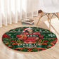Fannie Lou Hamer Christmas Round Carpet Retro Ugly Christmas Pattern Civil Rights Activist Pan African
