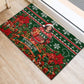 Fannie Lou Hamer Christmas Rubber Doormat Retro Ugly Christmas Pattern Civil Rights Activist Pan African