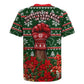 Fannie Lou Hamer Christmas Rugby Jersey Retro Ugly Christmas Pattern Civil Rights Activist Pan African