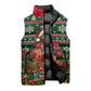 Fannie Lou Hamer Christmas Sleeveless Puffer Jacket Retro Ugly Christmas Pattern Civil Rights Activist Pan African