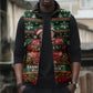 Fannie Lou Hamer Christmas Sleeveless Puffer Jacket Retro Ugly Christmas Pattern Civil Rights Activist Pan African