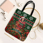 Fannie Lou Hamer Christmas Tote Bag Retro Ugly Christmas Pattern Civil Rights Activist Pan African