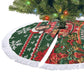 Fannie Lou Hamer Christmas Tree Skirt Retro Ugly Christmas Pattern Civil Rights Activist Pan African