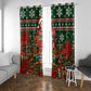 Fannie Lou Hamer Christmas Window Curtain Retro Ugly Christmas Pattern Civil Rights Activist Pan African