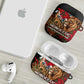 Morocco Independence Day AirPods Case Atlas Lion Red Rose Atlas Mountain Heritage