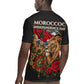 Morocco Independence Day Rugby Jersey Atlas Lion Red Rose Atlas Mountain Heritage