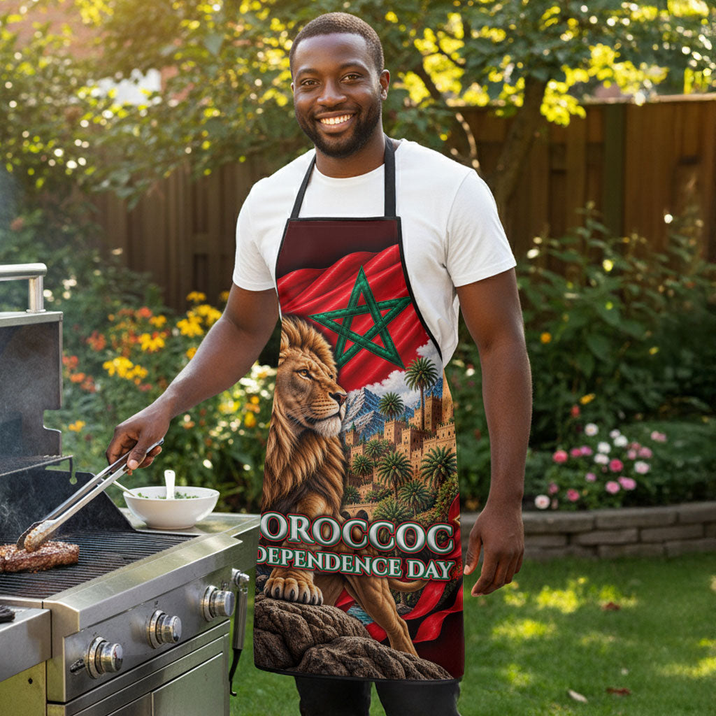 Morocco Independence Day Lion Apron Atlas Mountain Kasbah Heritage