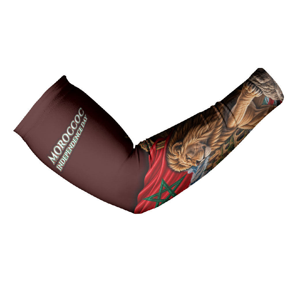 Morocco Independence Day Lion Arm Sleeves Atlas Mountain Kasbah Heritage
