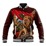 Morocco Independence Day Lion Baseball Jacket Atlas Mountain Kasbah Heritage