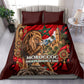 Morocco Independence Day Lion Bedding Set Atlas Mountain Kasbah Heritage