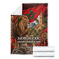 Morocco Independence Day Lion Blanket Atlas Mountain Kasbah Heritage