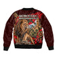 Morocco Independence Day Lion Bomber Jacket Atlas Mountain Kasbah Heritage