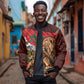 Morocco Independence Day Lion Bomber Jacket Atlas Mountain Kasbah Heritage