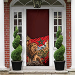 Morocco Independence Day Lion Door Cover Atlas Mountain Kasbah Heritage