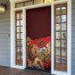 Morocco Independence Day Lion Door Cover Atlas Mountain Kasbah Heritage