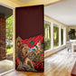 Morocco Independence Day Lion Door Cover Atlas Mountain Kasbah Heritage
