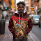 Morocco Independence Day Lion Hoodie Atlas Mountain Kasbah Heritage