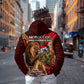 Morocco Independence Day Lion Hoodie Atlas Mountain Kasbah Heritage