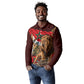 Morocco Independence Day Lion Long Sleeve Polo Shirt Atlas Mountain Kasbah Heritage